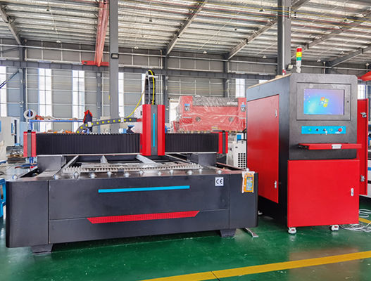 알루미늄 CNC 섬유 레이저 절단기 10mm 금속 모양 IPG Raycus