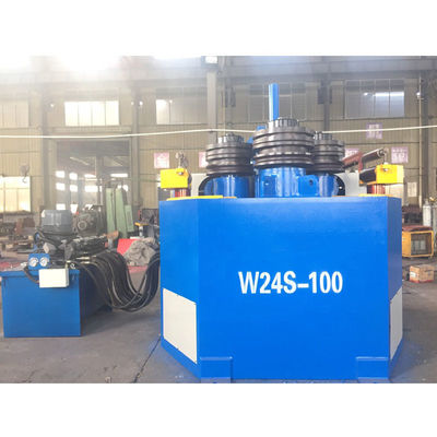 W24s-45 판금 수평한 H 광속 구부리는 기계 수리학 YX 단면도 460mm