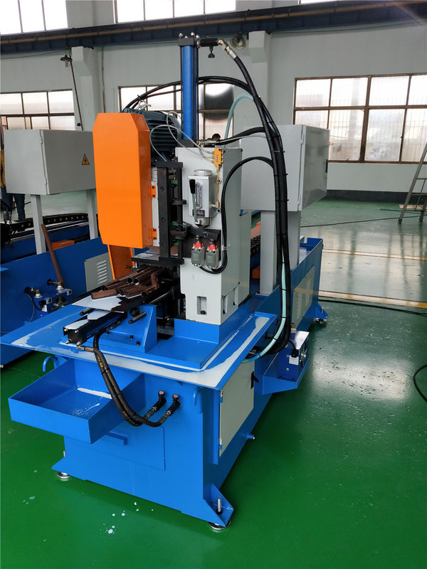 각 45 압축 공기를 넣은 관 구부리는 기계 1000mm 원형 동관 절단기 1.0kw